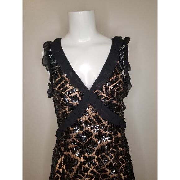 Michael Kors Ruffle-Trimmed Dress Sz Smzll - Picture 2 of 11